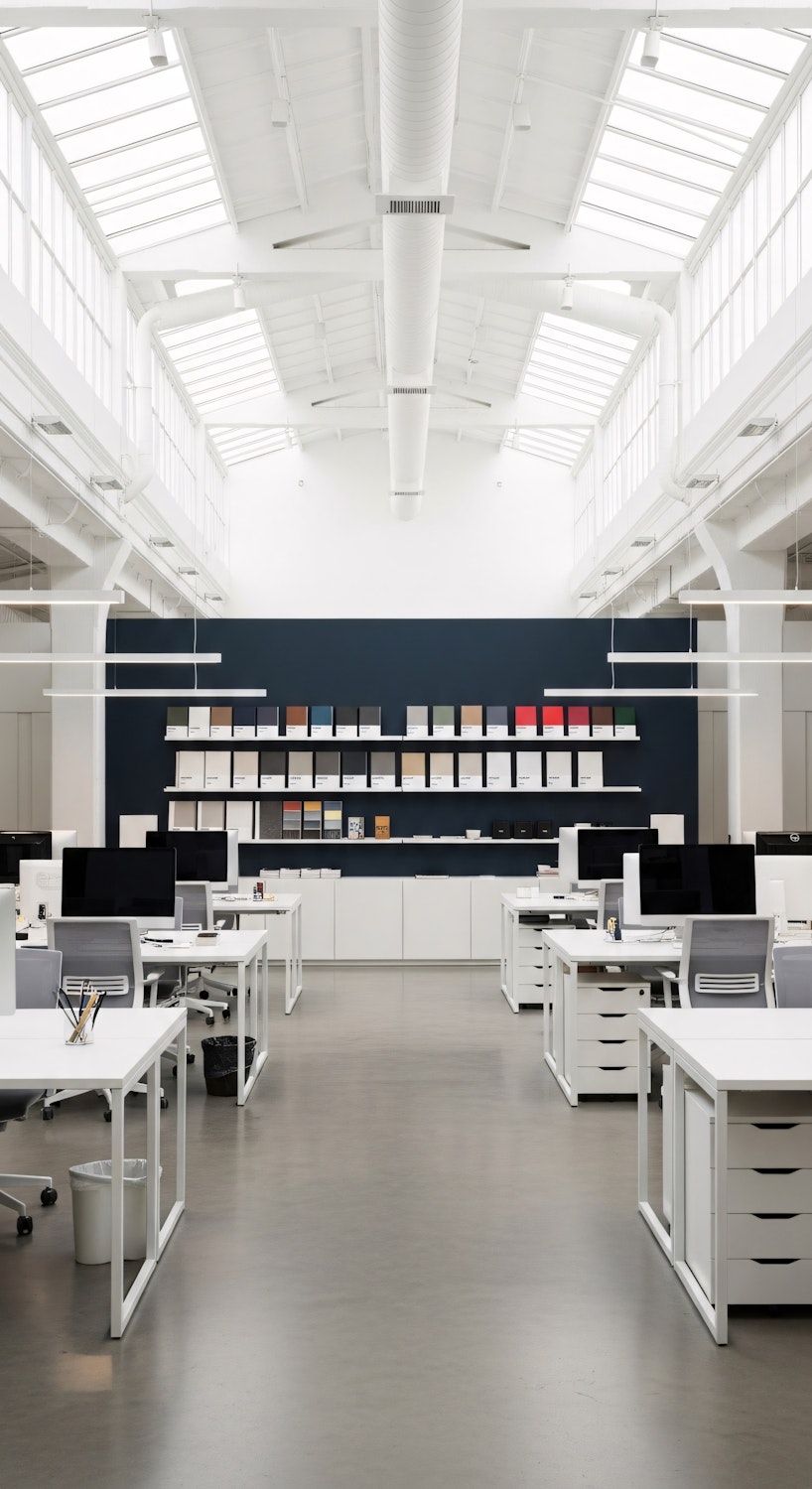 A modern brand marketing office